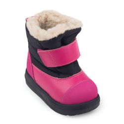 TW-524 (цв.2-черный/розовый) Сапожки (дутики)