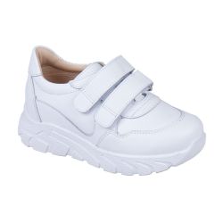 TW-338 (цв.3-белый, 26) Полуботинки спортивные (натур.кожа)