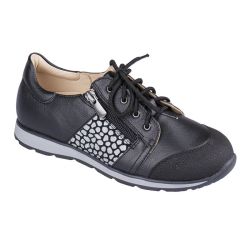 TW-451 (цв.3-черно-серый СВО, 37) Полуботинки спортивные (натур.кожа)