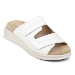 DTD-251 (цв.Б-белый) Туфли летние открытые (На велкро)