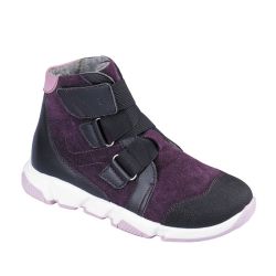 TW-546 (цв.5-черно-фиолетовый, 31) Ботинки спортивные (утепленные)