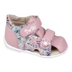 TW-232 (цв.1-розовый, 18) Сандалеты ортопедические малосложные
