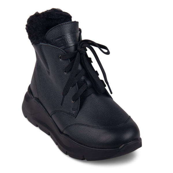 Ботинки женские утепленные на шнурках и молнии DTD-606-4  DOCTOR THOMAS