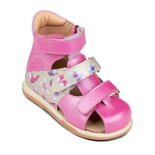 Высокие ортопедические сандалеты с закрытым носком TW-274-21  Twiki