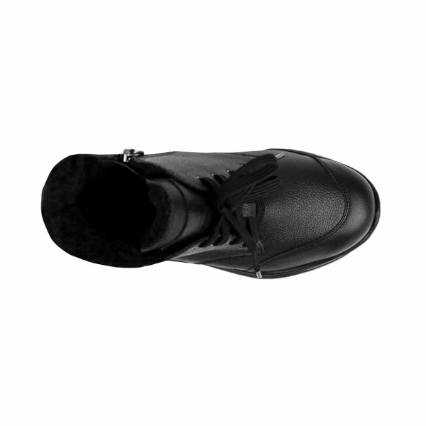 Ботинки женские утепленные на шнурках и молнии DTD-606-4  DOCTOR THOMAS